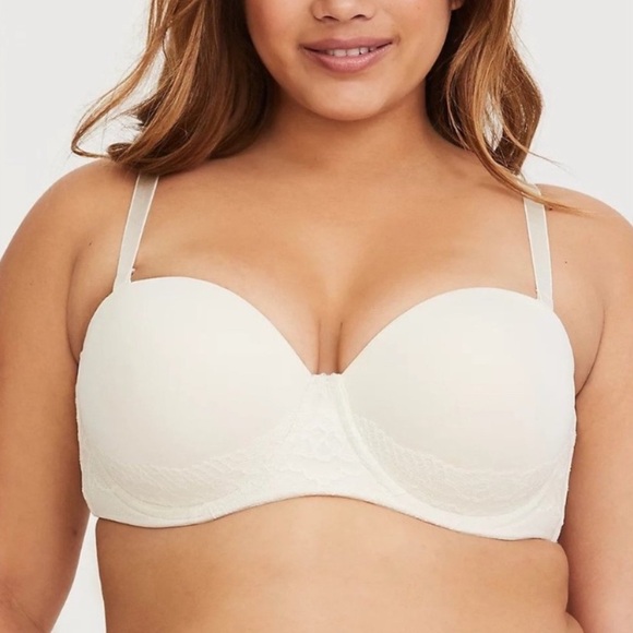 Torrid Cream Convertible Bra - Picture 2 of 9